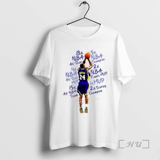 Limited Edition Kobe Bryant 18x Nba All Star 5x Nba Champion Signature T Shirts Sweater