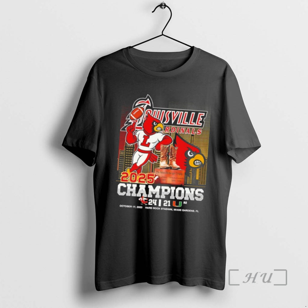 Limited Edition Louisville Cardinals The Schnellenberger Trophy Champions 2025