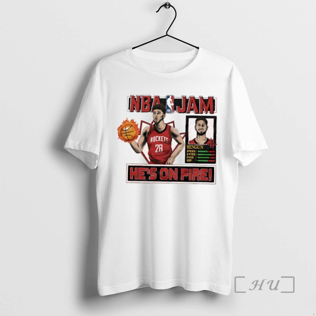 Limited Edition Nba Jam Rockets Alperen Sengun Hes On Fire