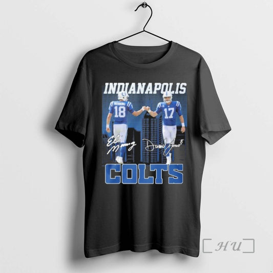 Limited Edition Peyton Manning And Daniel Jones Indianapolis Colts