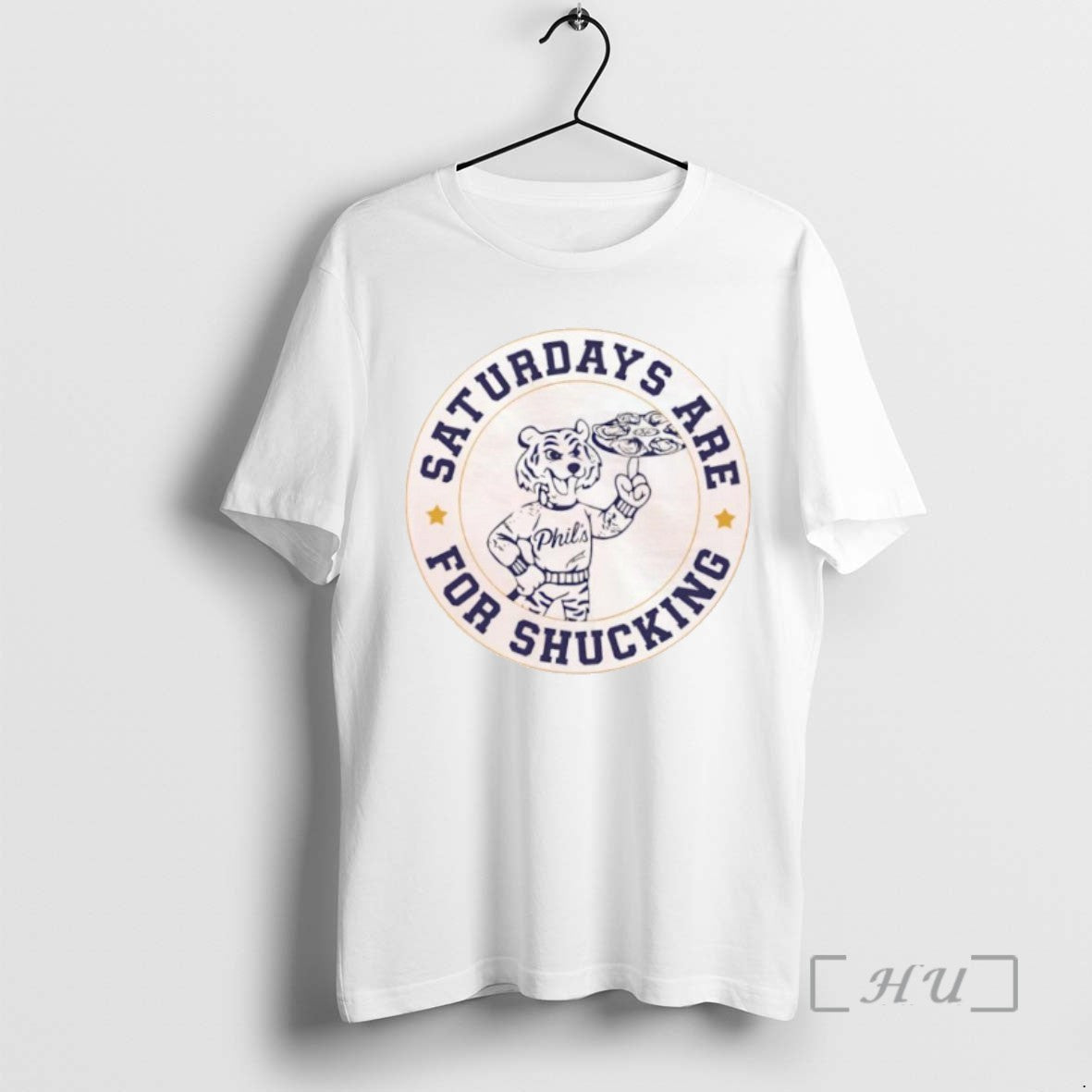 Limited Edition Saturdays Are For Shucking Tiger Phils Mascot