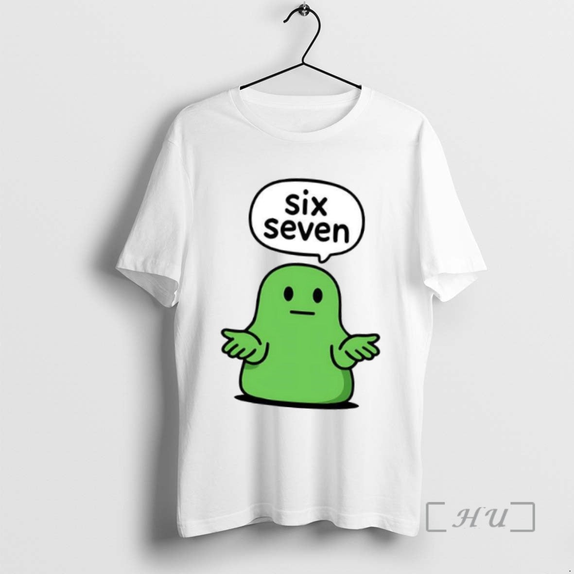 Limited Edition Six Seven Green Blob Slime Cute