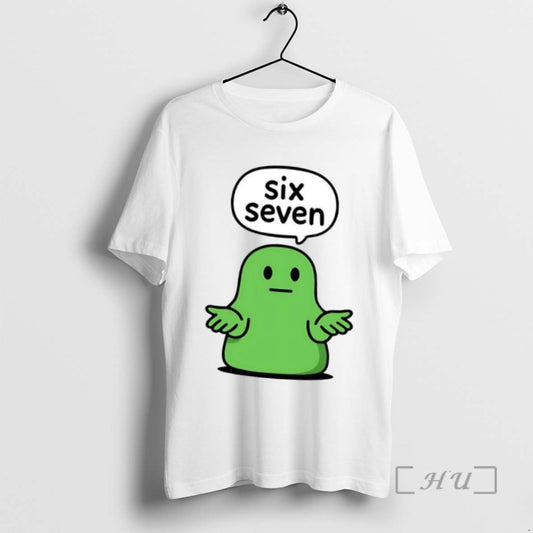 Limited Edition Six Seven Green Blob Slime Cute