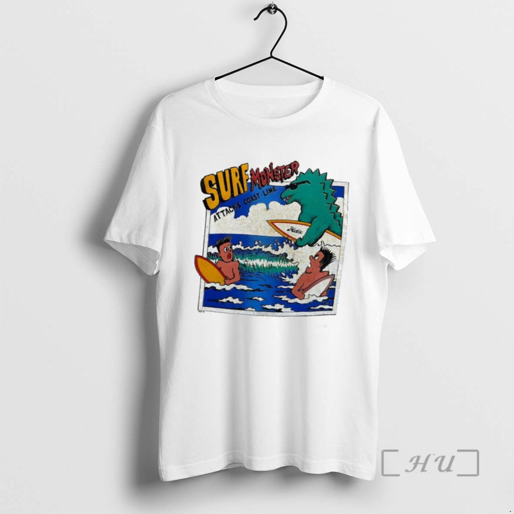 Limited Edition Surf Monster Attacks Coast Line