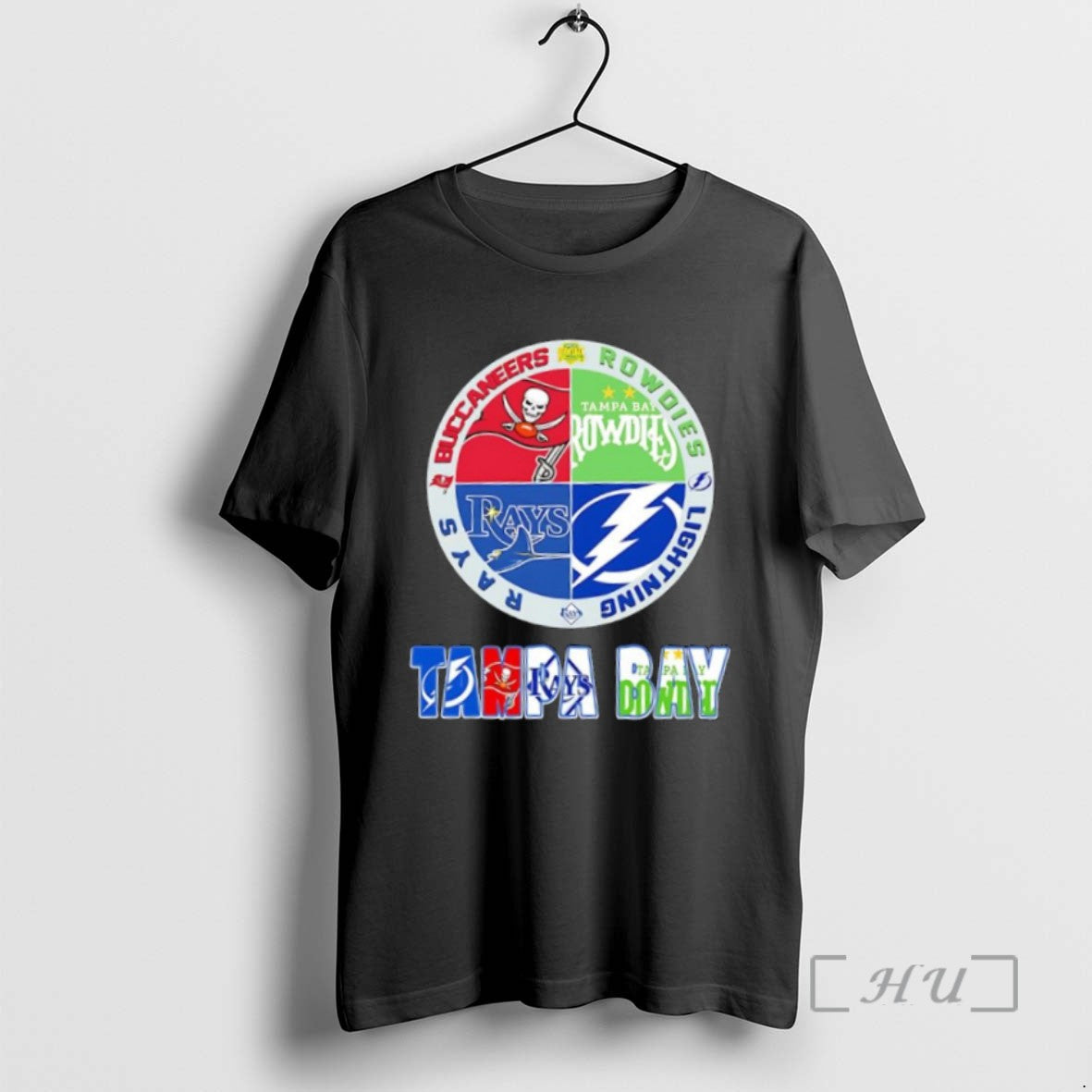 Limited Edition Tampa Bay Area Buccaneers X Rays X Lightning X Rowdies Sports Teams Logo