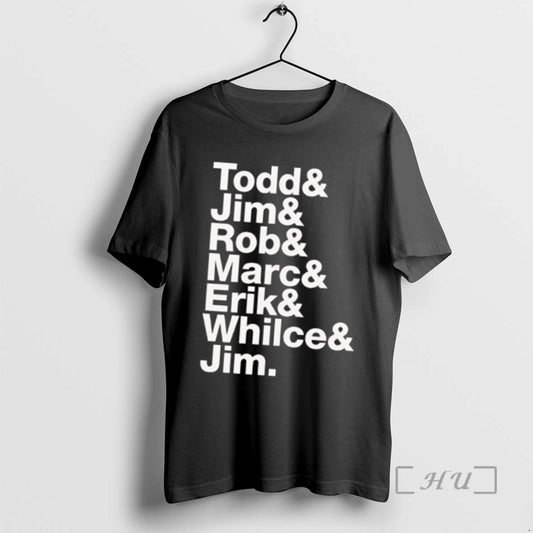 Limited Edition Todd Jim Rob Marc Erik Whilce Jim