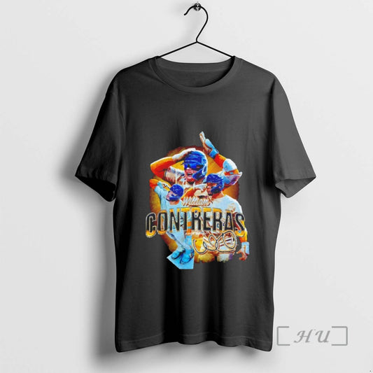 Limited Edition William Contreras Milwaukee Brewers Mlb Players Signature Graphic Blackshirt