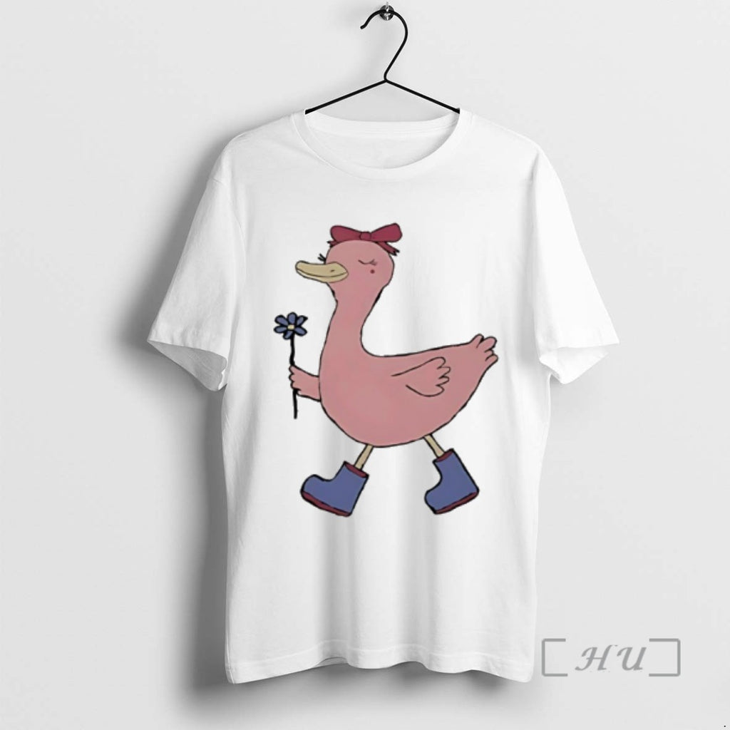 Limited Edition Pink Duck Walking