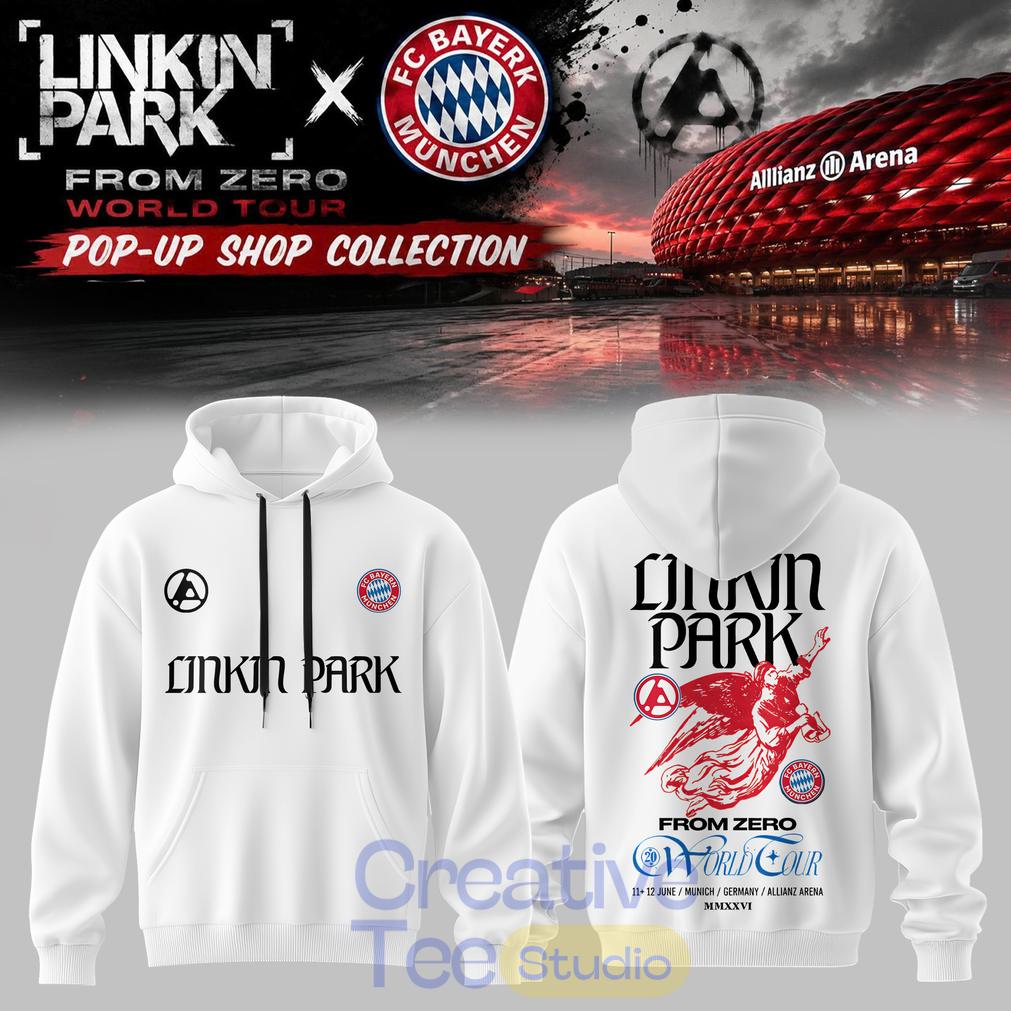Linkin Park x FC Bayern Munich From Zero World Tour Special Tee Hoodie