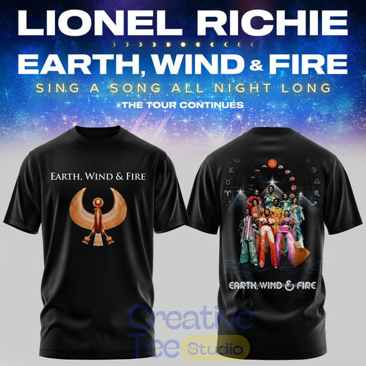 Lionel Richie Sing A Song All Night Long Tour 2026 T-Shirt
