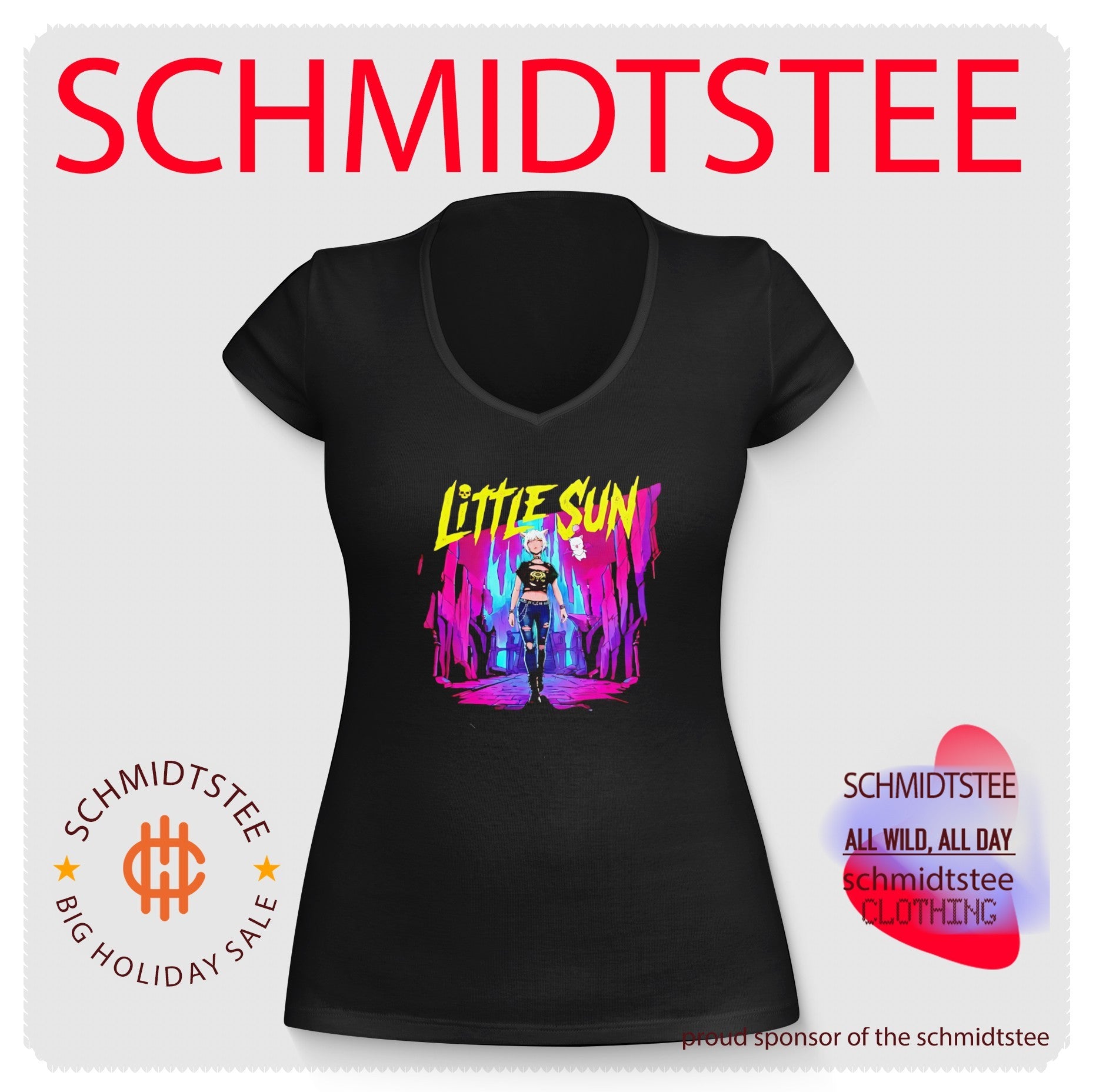 Little Sun Anime graphic shirt