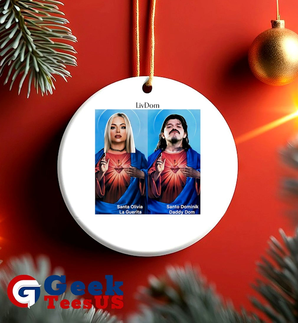 Liv Dom Santa Olivia La Guerita and Santo Dominik Daddy Dom photo shirt