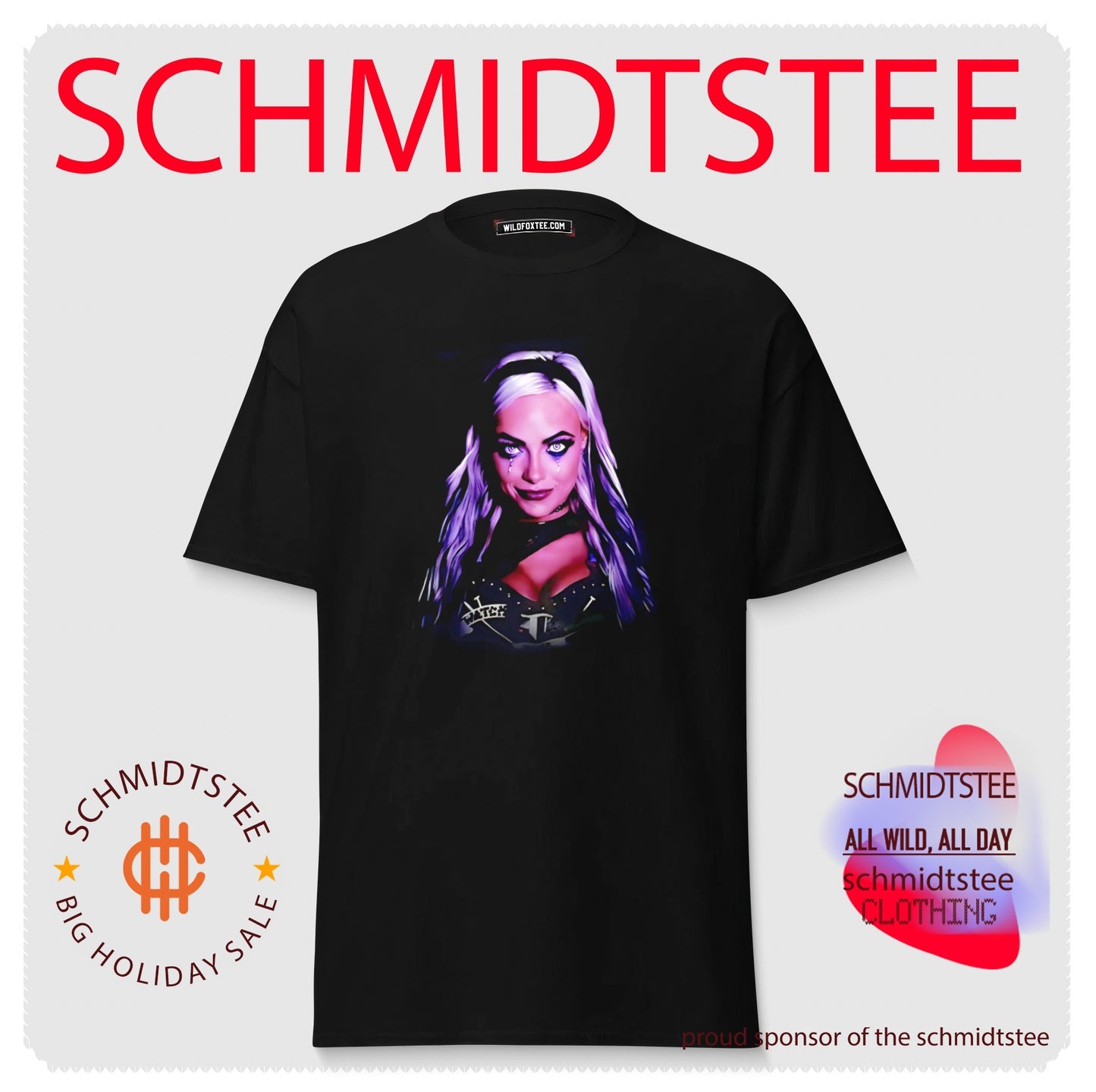 Liv Morgan wrestler portrait shirt