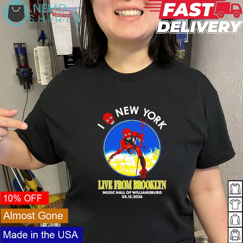Live from Brooklyn Music Hall of Williamsburg May 15 2026 New York shirt