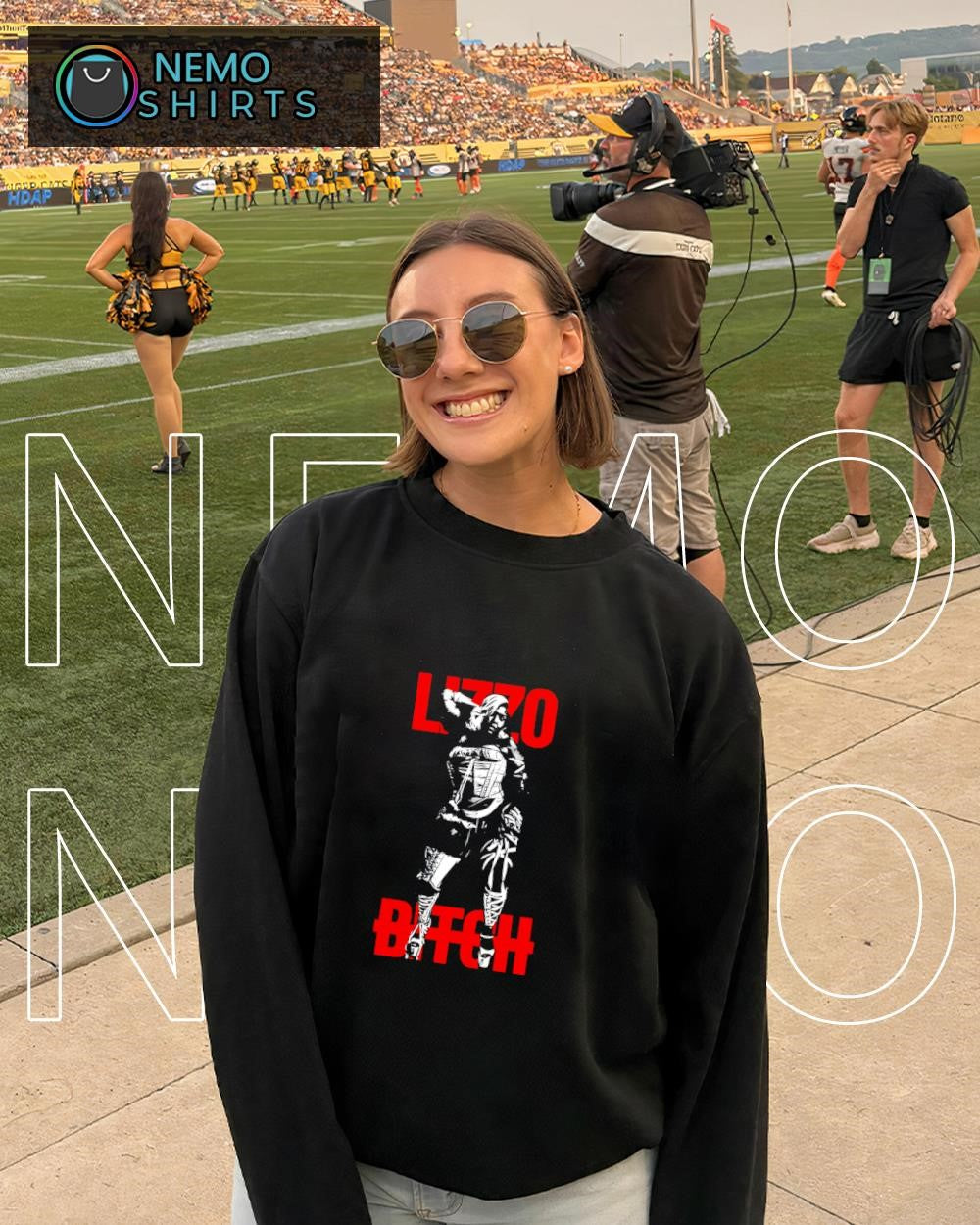 Lizzo Bitch album cover graphic shirt