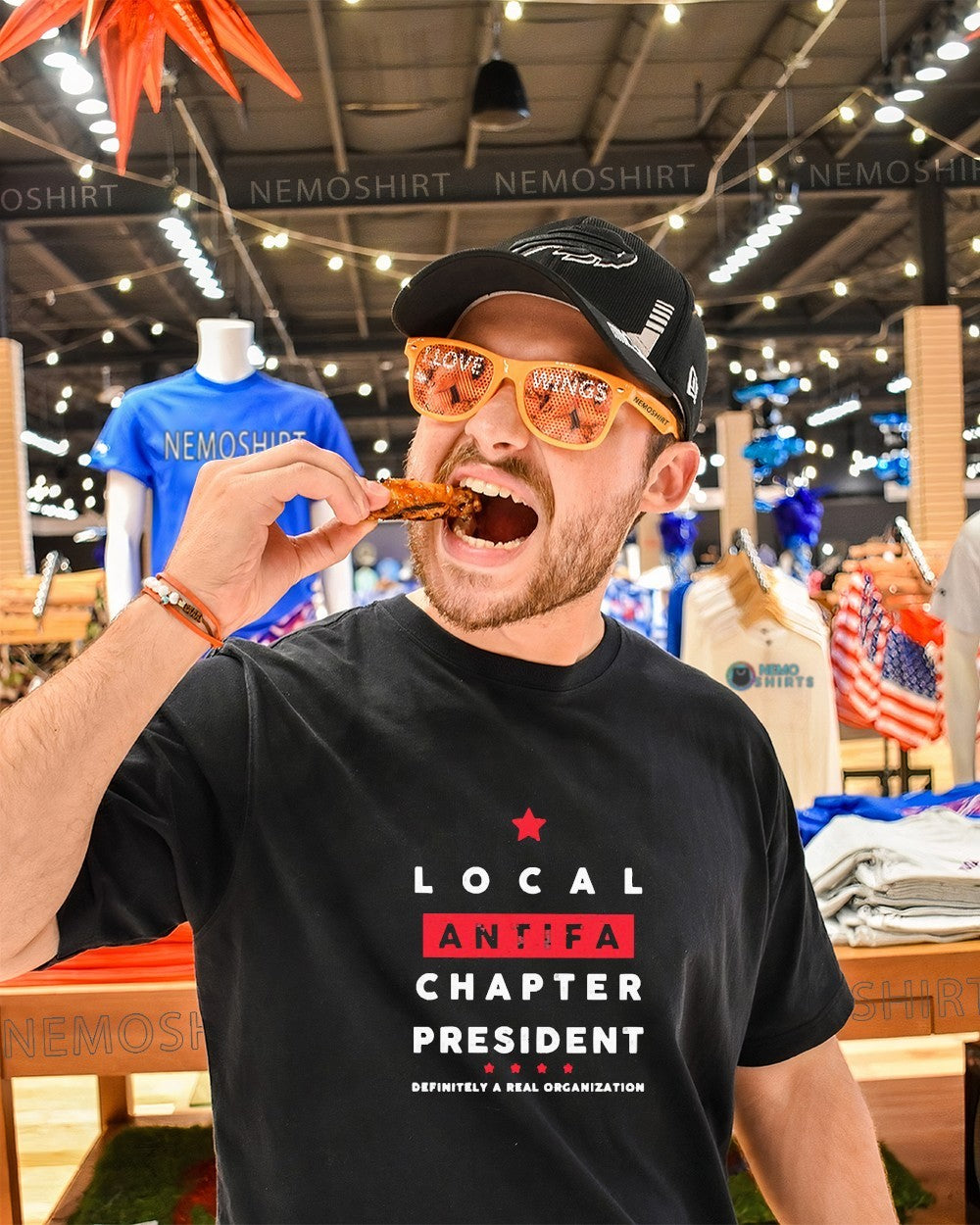 Local antifa chapter president shirt