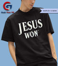 Logan Gilbert wearing Jesus Won Seattle Mariners MLB shirt