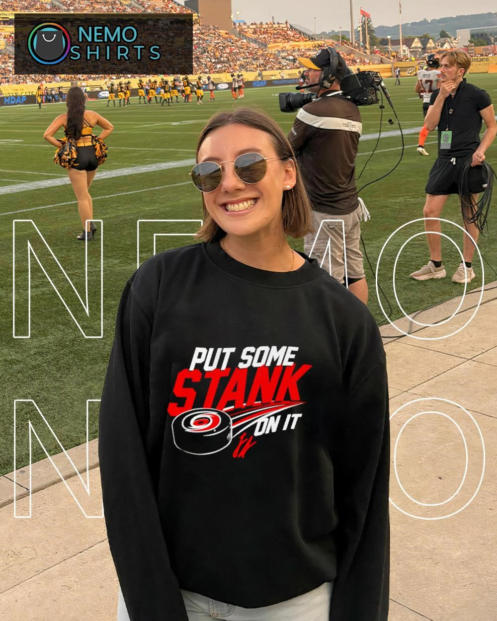 Logan Stankoven Carolina Hurricanes put some stank on it signature shirt