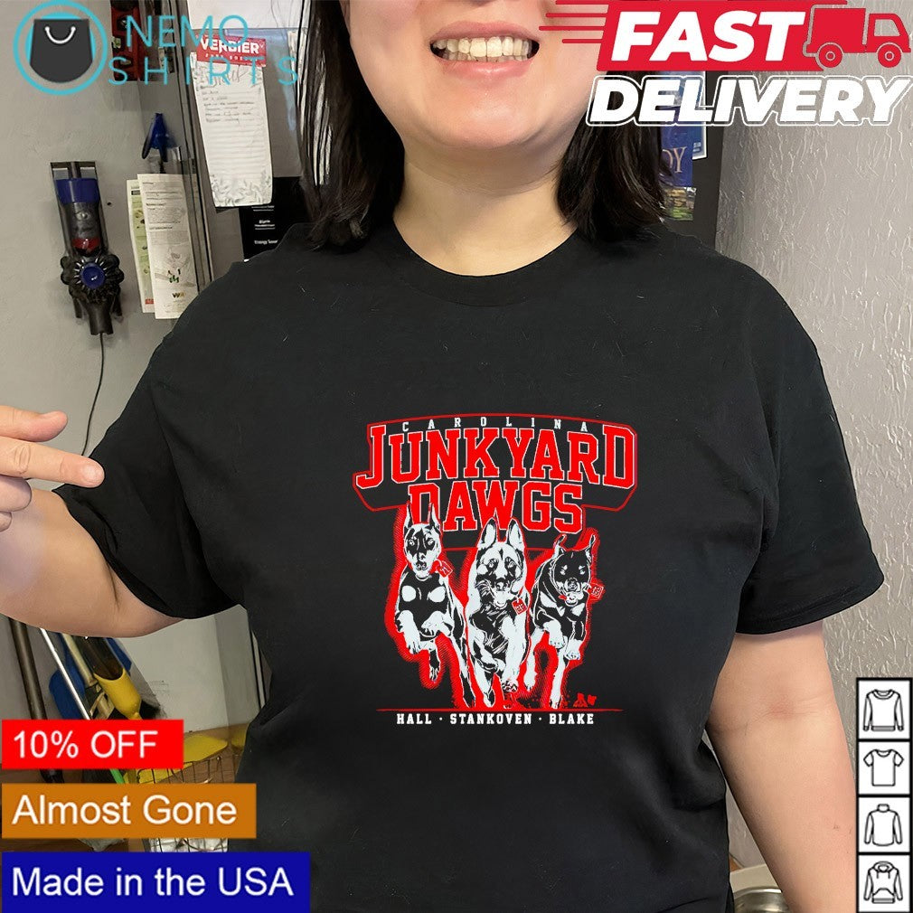 Logan Stankoven Taylor Hall Jackson Blake Carolina junkyard dawgs shirt