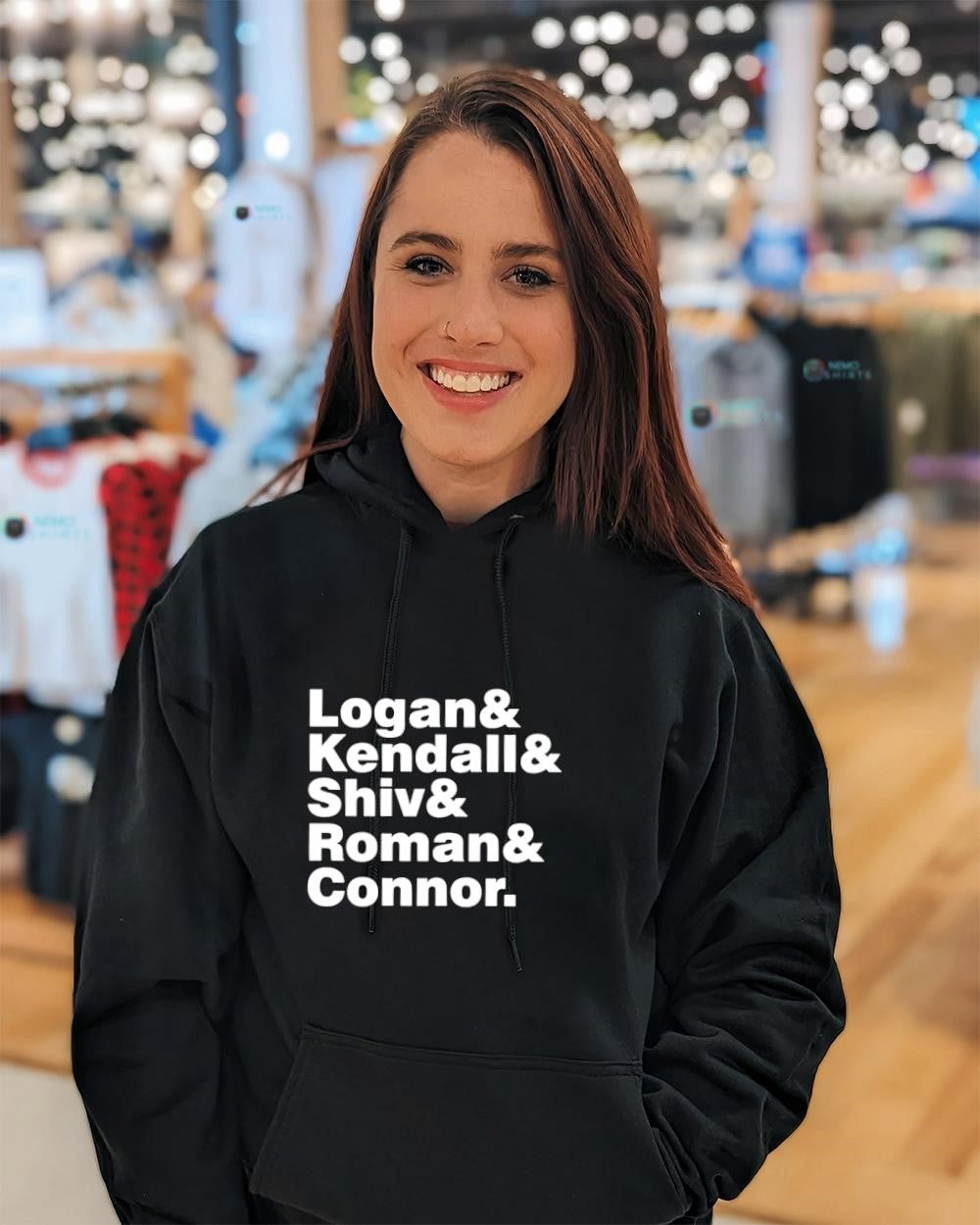 Logan and Kendall and Shiv and Roman and Connor shirt