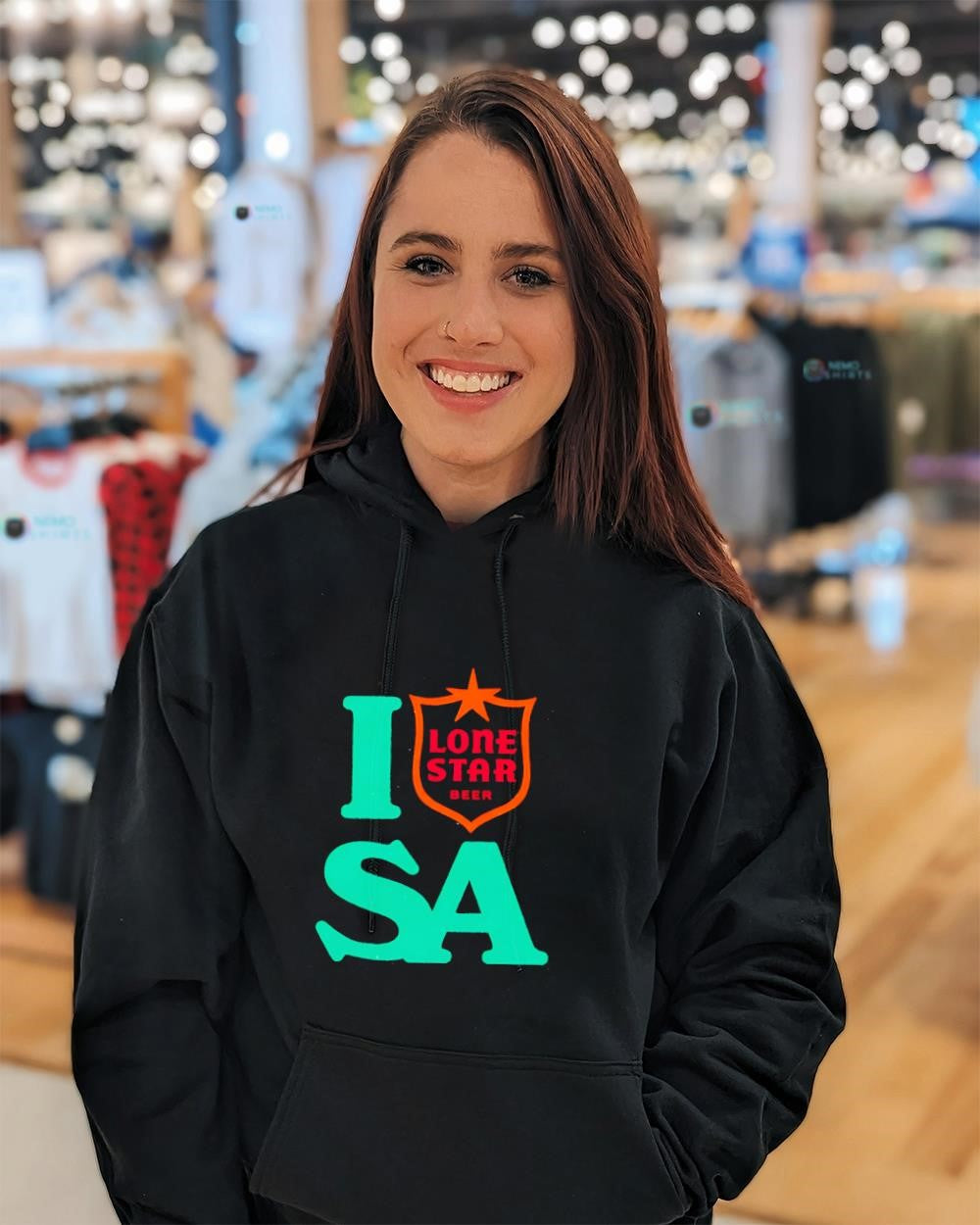 Lone Star Beer I love San Antonio shirt