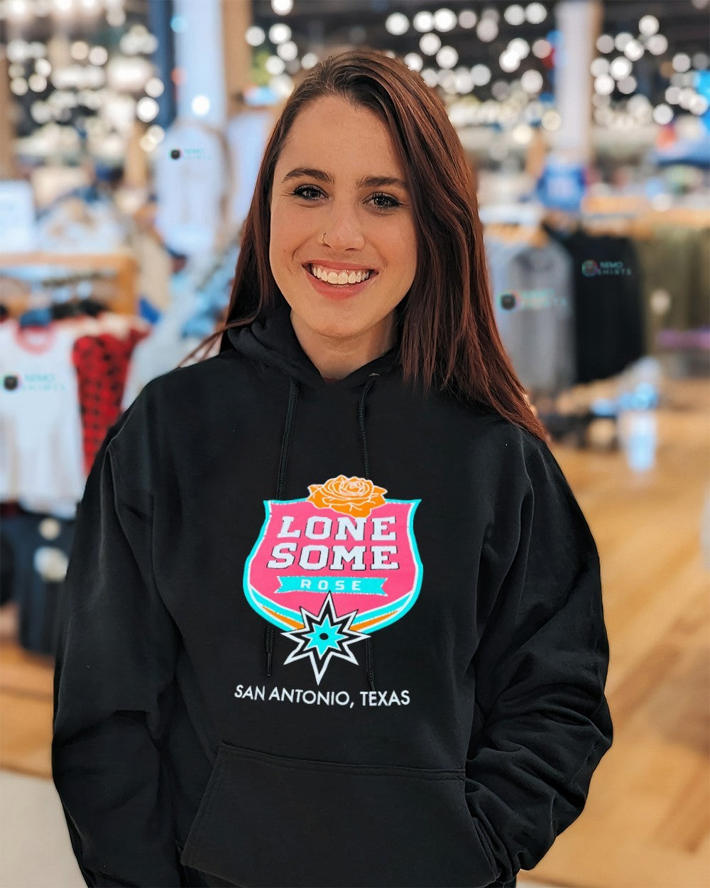 Lonesome rose San Antonio Spurs Texas shirt