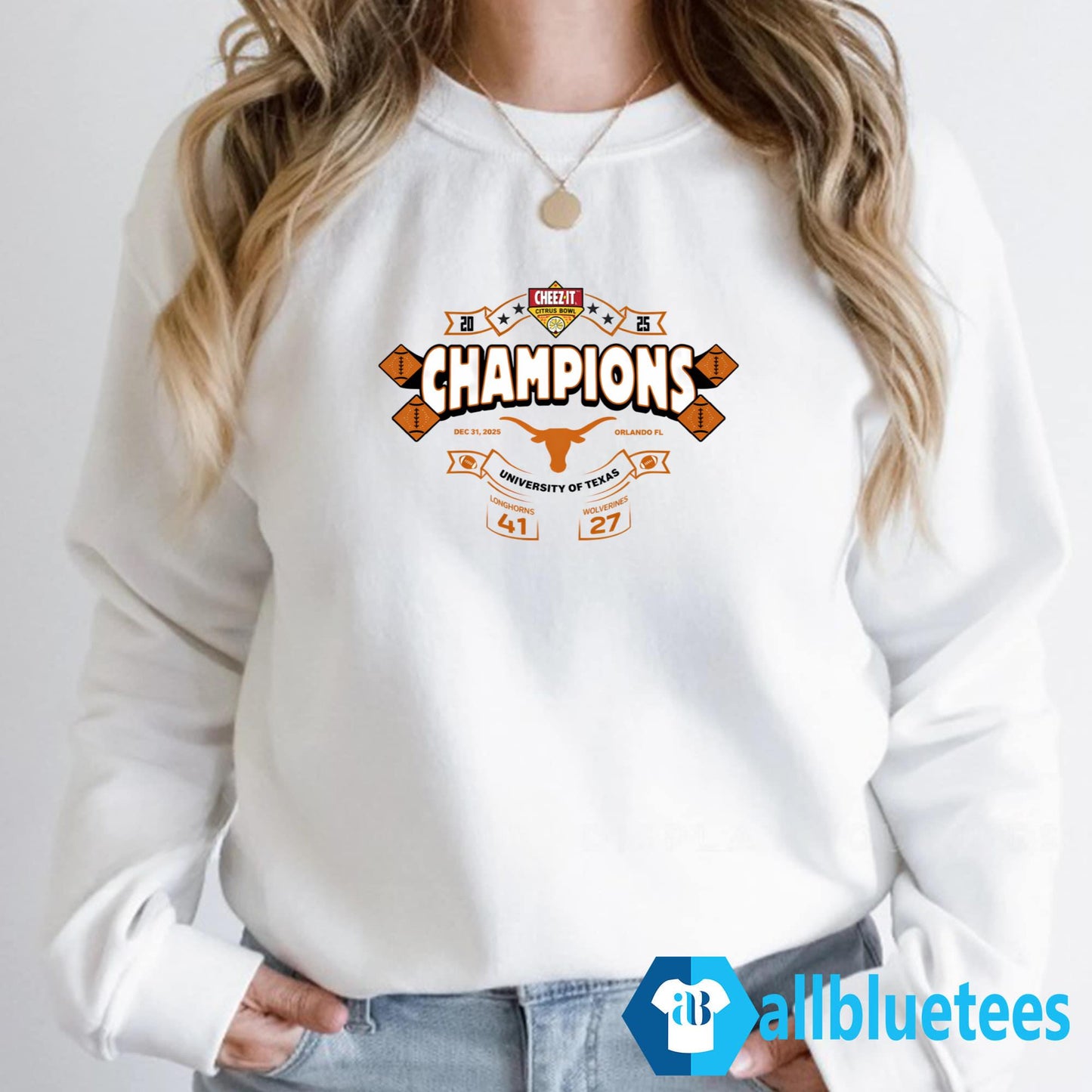 Longhorns 2025 Cheez-It Citrus Bowl Champions Shirt