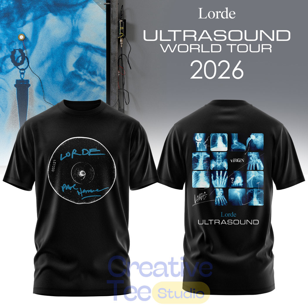 Lorde Ultrasound World Tour 2026 – Touch The Unseen T-Shirt