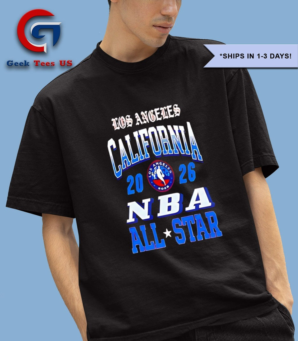 Los Angeles California 2026 NBA All-Star logo shirt