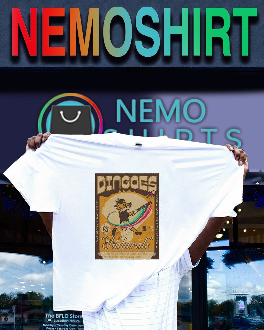 Los Angeles Dingoes naturals season heating up Game 3 shirt