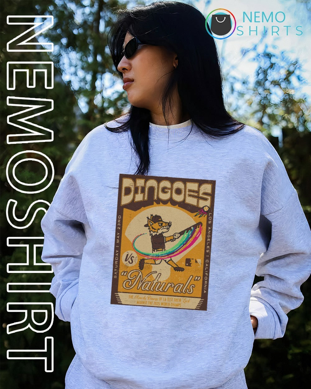 Los Angeles Dingoes naturals season heating up Game 3 shirt