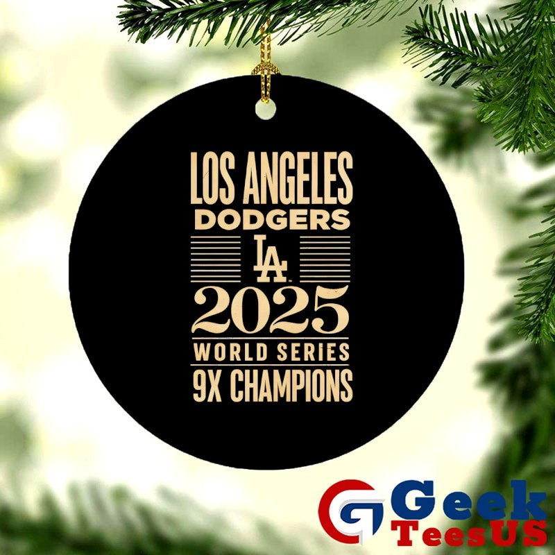 Los Angeles Dodgers 2025 World Series 9X Champions shirt