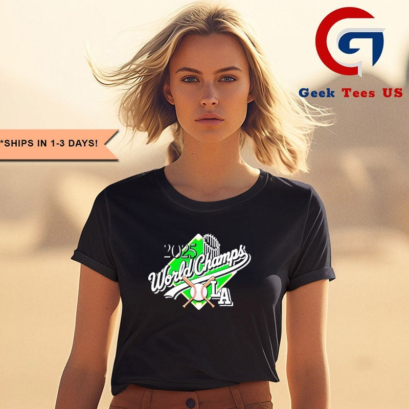 Los Angeles Dodgers 2025 World Series Champs logo shirt
