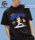 Los Angeles Dodgers baseball Shohei Ohtani player caricature signature shirt