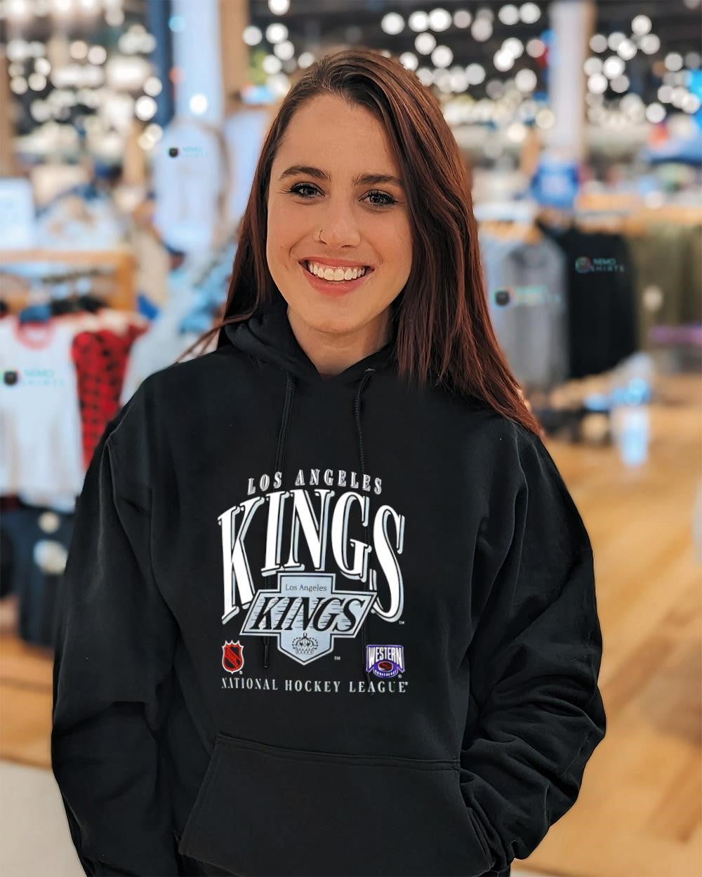 Los Angeles Kings National Hockey League logo shirt