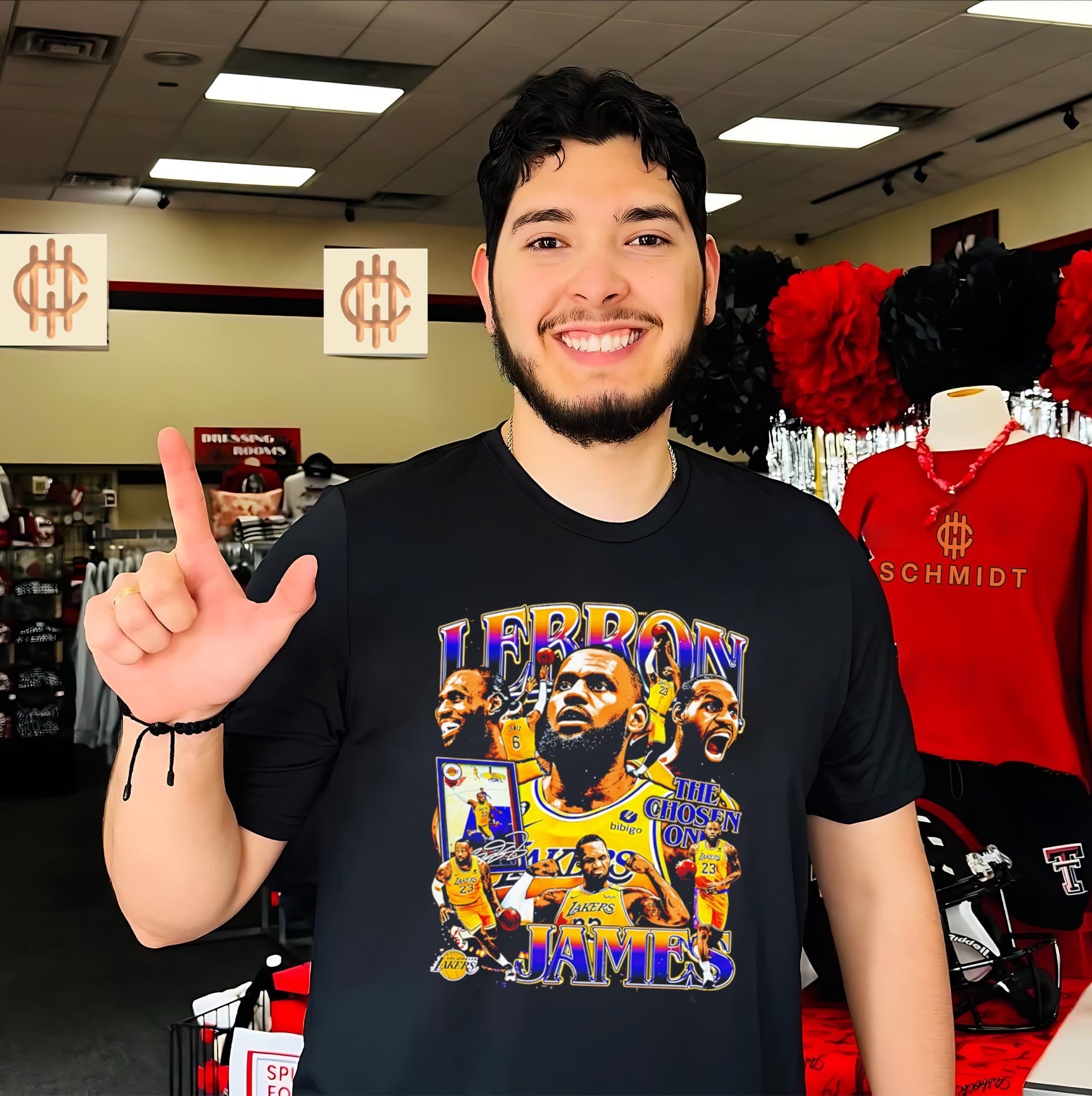 Los Angeles Lakers LeBron James the chosen one signature vintage shirt