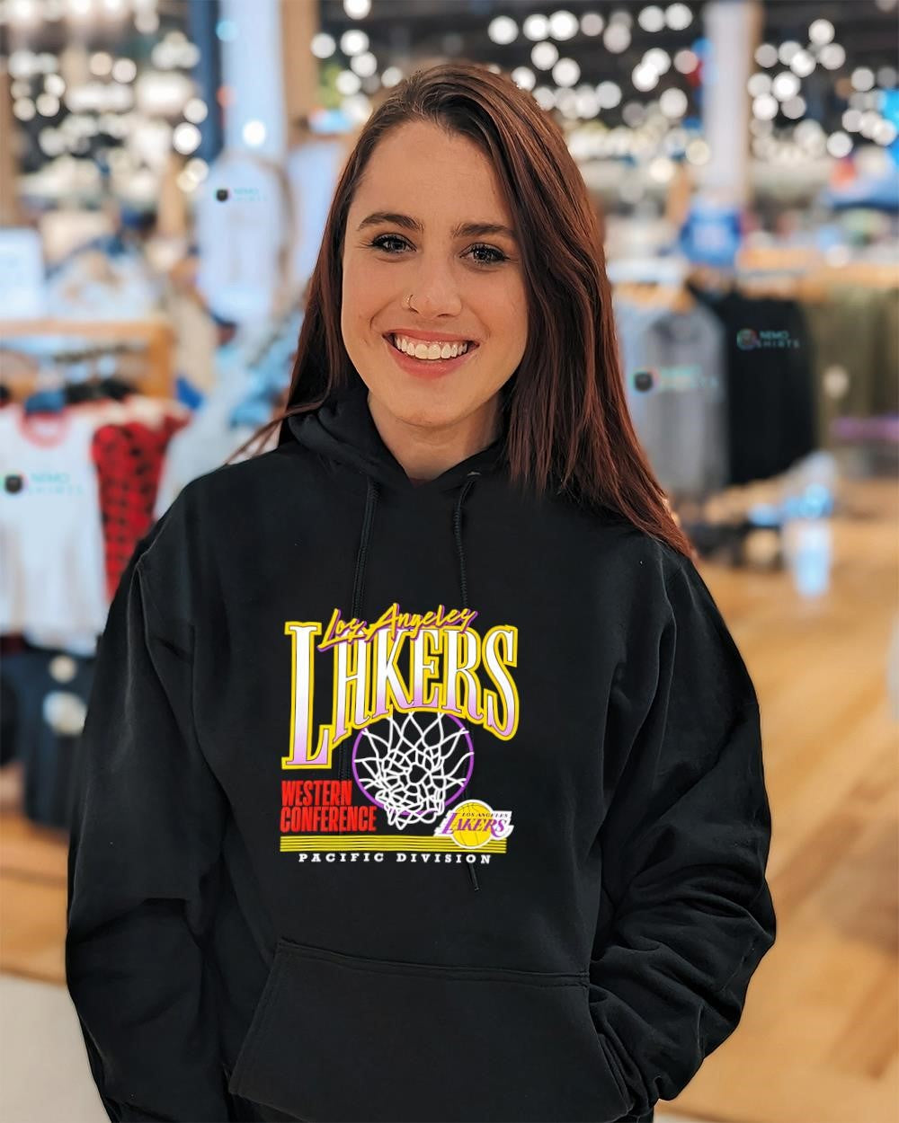 Los Angeles Lakers Western Conference Pacific Division logo shirt