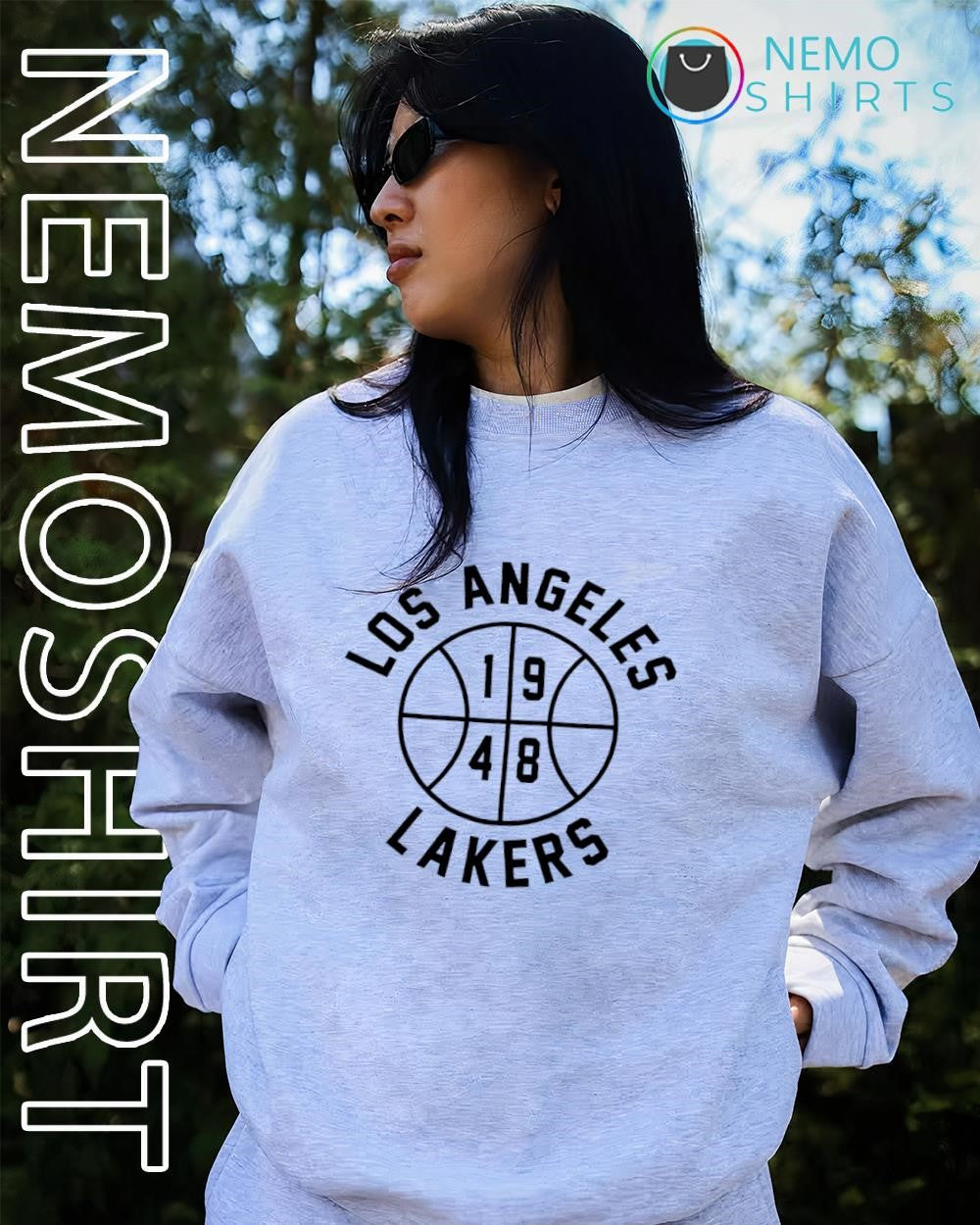 Los Angeles Lakers basketball 1948 original logo shirt