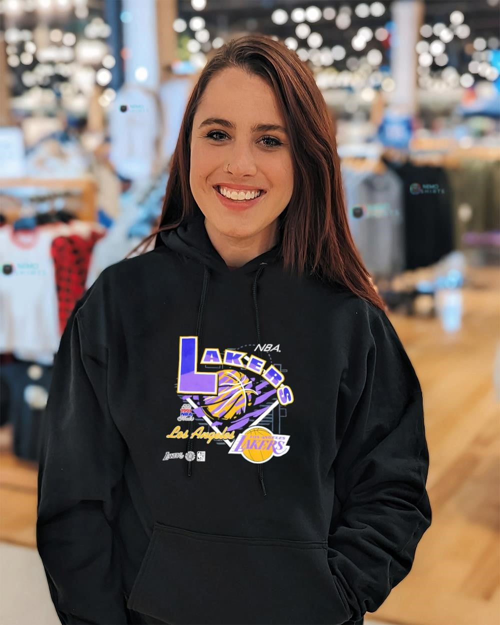 Los Angeles Lakers basketball the 1991 NBA Finals logo shirt
