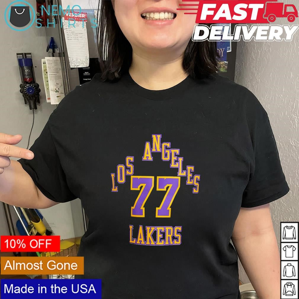 Los Angeles Lakers jersey 77 Luka Doncic shirt