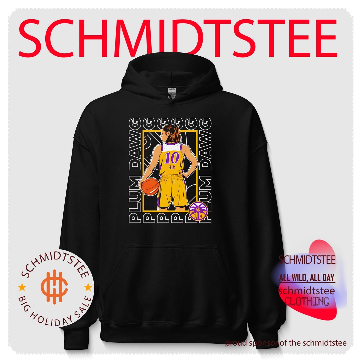 Los Angeles Sparks Plum Dawg number 10 retro shirt