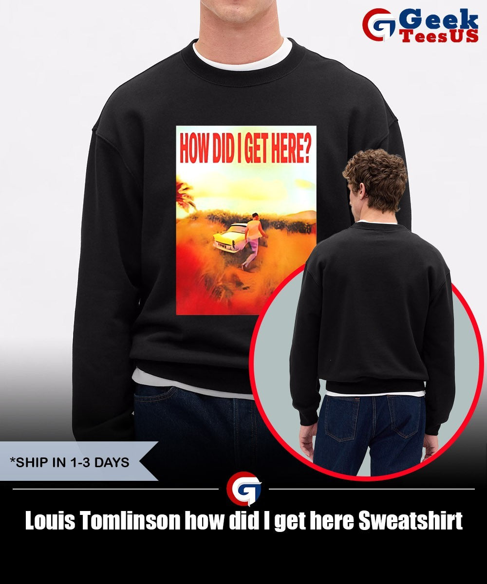 Louis Tomlinson how did I get here shirt