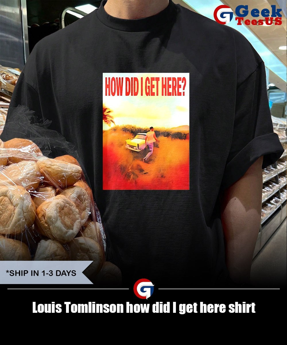 Louis Tomlinson how did I get here shirt