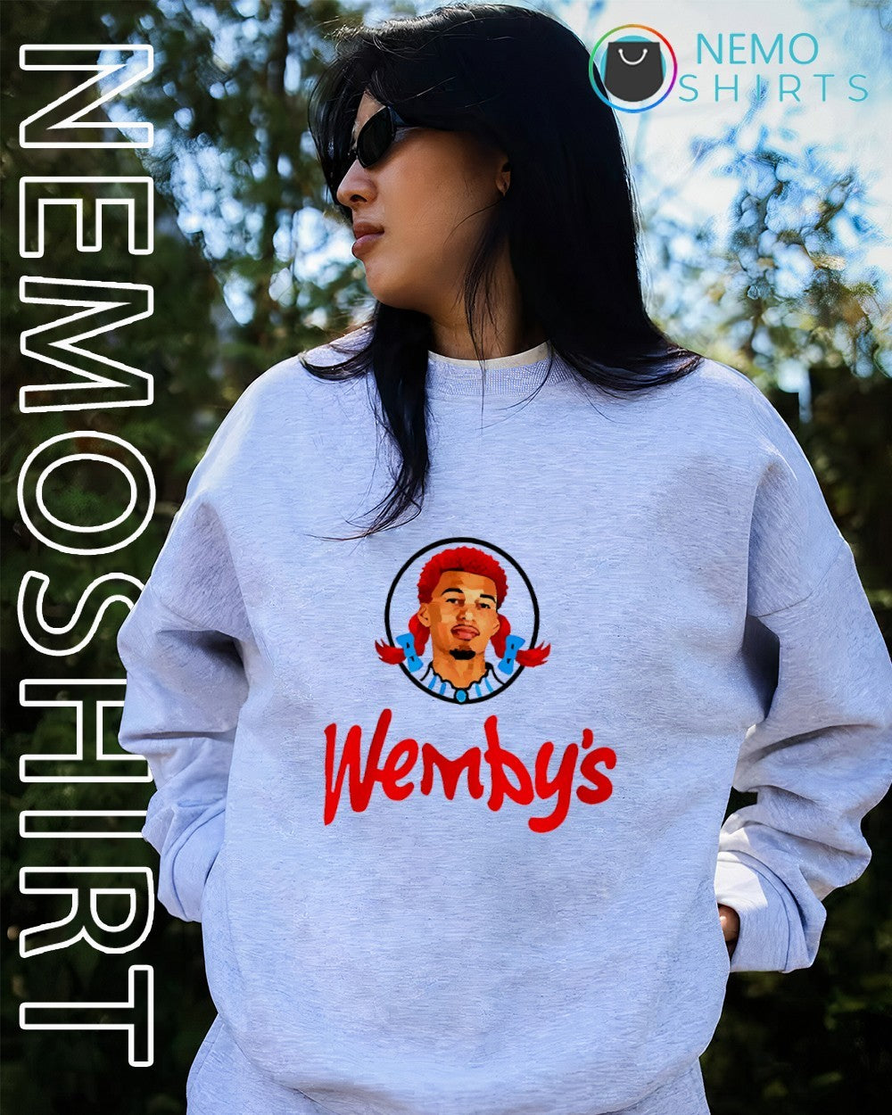 Victor Wembanyama Wemby’s Wendy’s shirt