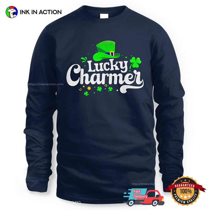 Lucky Charmer Funny St. Patrick’s Day Tee