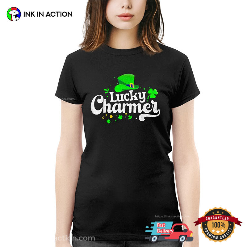 Lucky Charmer Funny St. Patrick’s Day Tee