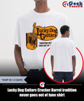 Lucky Dog Guitars Cracker Barrel tradition never goes out of tune shirt