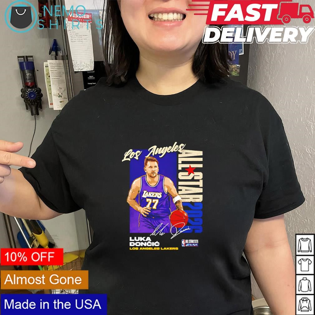 Luka Doncic Los Angeles Lakers 2026 NBA All-Star signature shirt