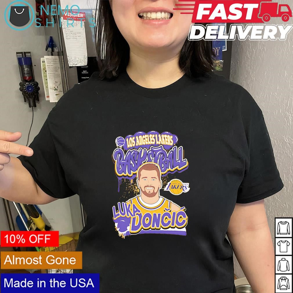 Luka Doncic Los Angeles Lakers basketball character shirt