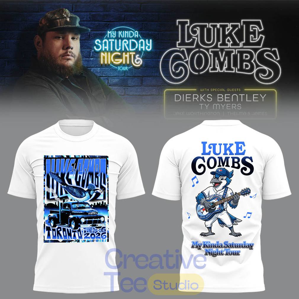 Luke Combs “My Kinda Saturday Night Tour” 2026 x Toronto Blue Jays T-Shirt